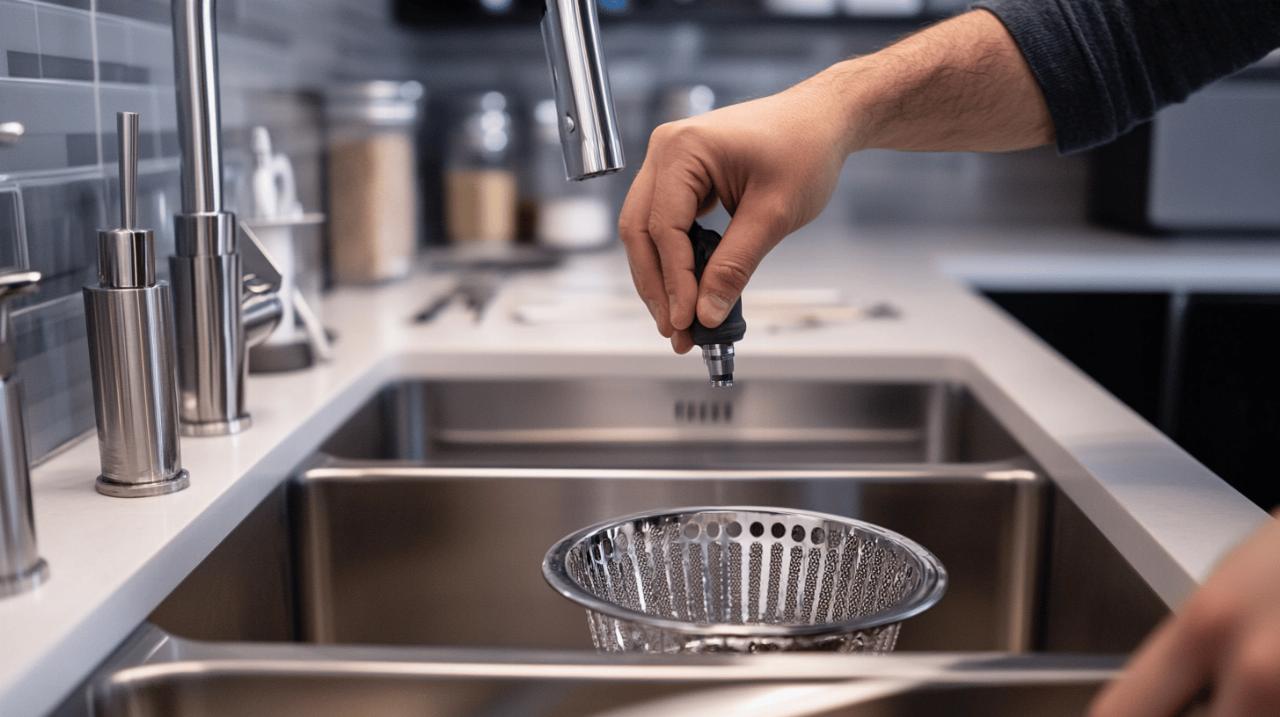 Installation d’une crepine d’evier de cuisine : les erreurs a eviter